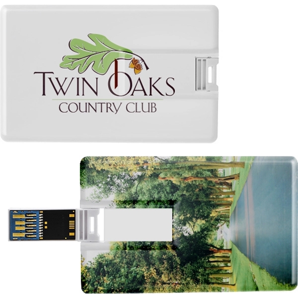 Credit card shaped drive with USB 3.0 fast transfer speeds and... from ASI 63776 KTI Networks Inc / KTI Promo