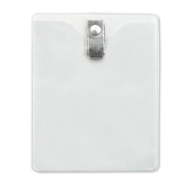 These government/military-size badge holders attach easily to clothing with a rotating... from ASI 79898 Promovision / PROMOVISION