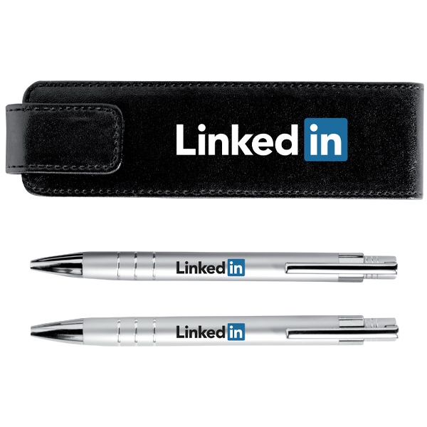 Anodized aluminum pen and mechanical pencil gift set.... from ASI 42920 ZZ DROPPED -Busrel Inc