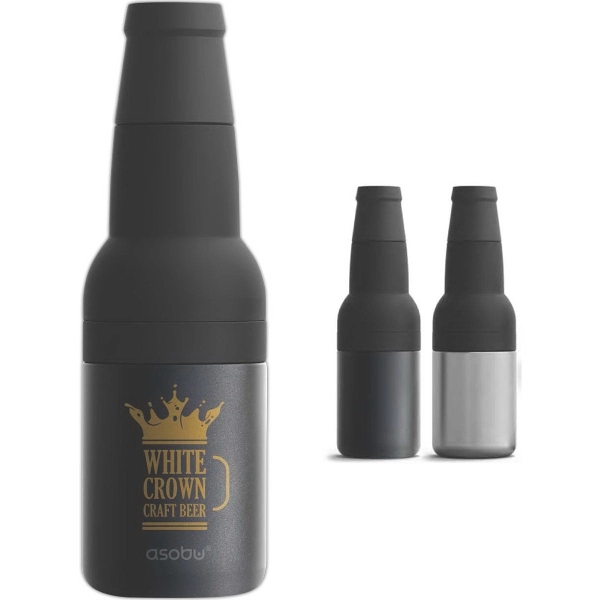 2 in 1 Bottle and Can beer holder with bottle opener.... from ASI 31518 ADNART / Ad-N-Art