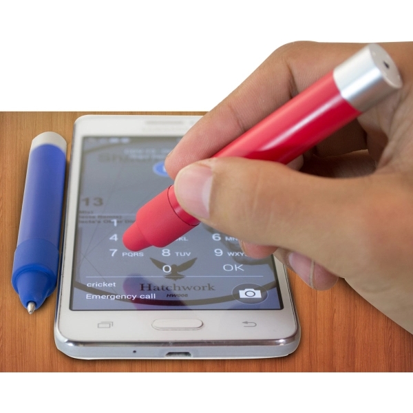 Twist action ballpoint pen in a crayon shaped ballpoint pen with... from ASI 40544 Binaco