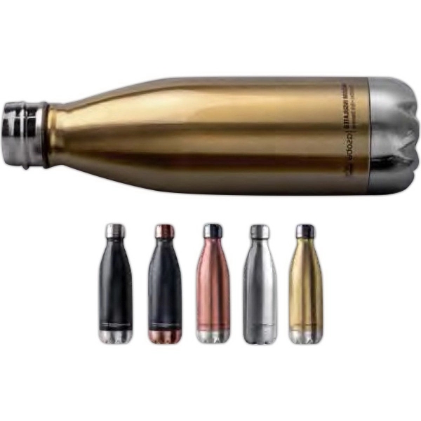 Double wall vacuum insulated travel bottle.... from ASI 31518 ADNART / Ad-N-Art