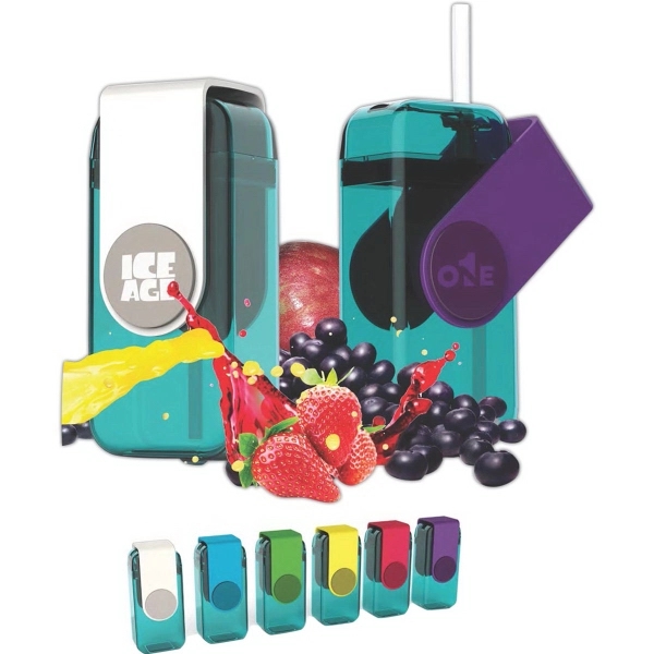 Tritan juice box with silicone straw.... from ASI 31518 ADNART / Ad-N-Art