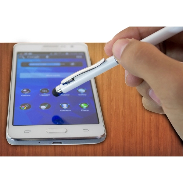 Aluminum soft touch capacitive stylus works on your i Pad, i... from ASI 40544 Binaco