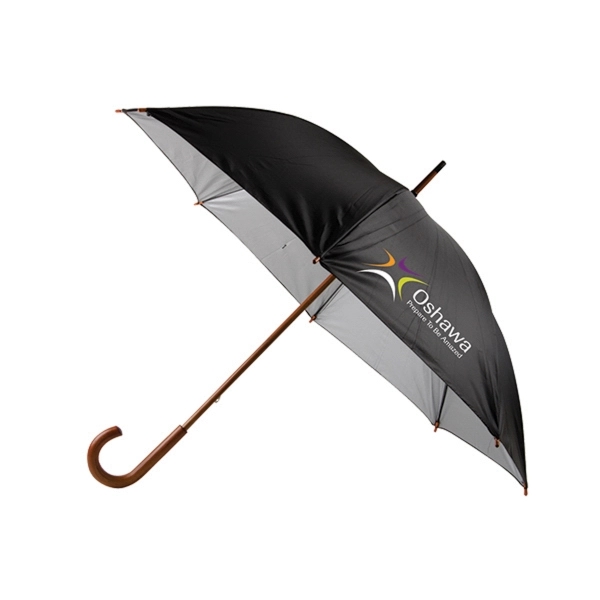 Silver lined manual opening umbrella.... from ASI 42920 Busrel Inc