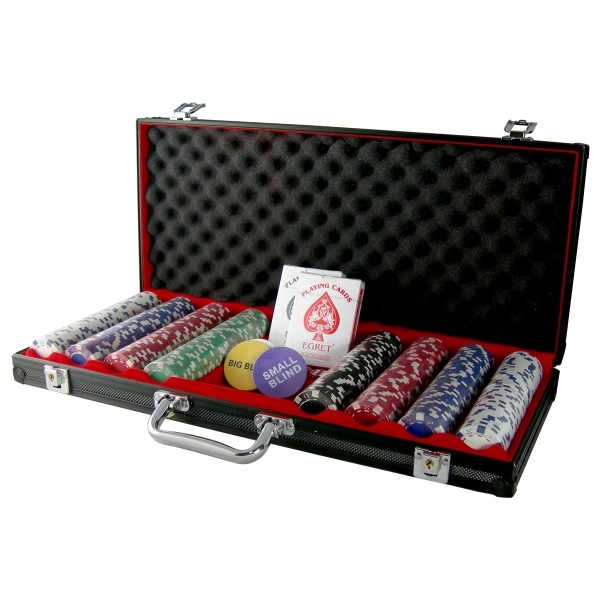 Four hundred piece poker set with case... from ASI 37783 Beyond Mfg (B M F G) Int'l / Poker N' Games