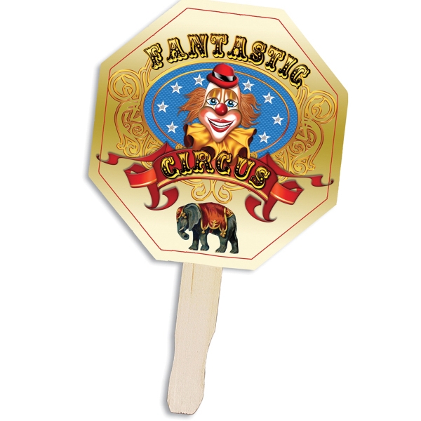 Digital printed hand fan on 16 point board.... from ASI 30270 Aakron Line