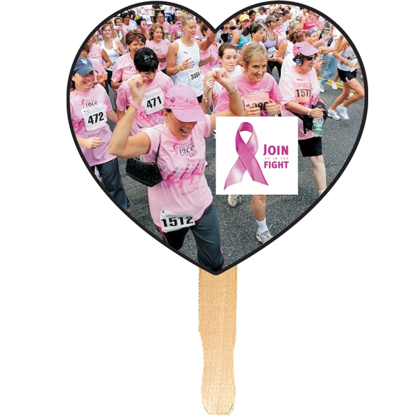 Digital printed hand fan on 16 point board.... from ASI 30270 Aakron Line