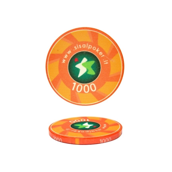 Ceramic poker chips made just like the real chips used in... from ASI 37783 Beyond Mfg (B M F G) Int'l / Poker N' Games