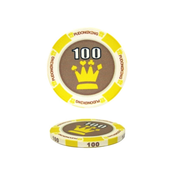 Ceramic poker chips made just like the real chips used in... from ASI 37783 Beyond Mfg (B M F G) Int'l / Poker N' Games