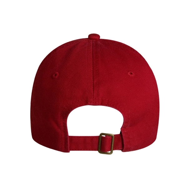 6-panel, unstructured chino twill cap with contrasting undervisor.... from ASI 80129 Quake City Caps