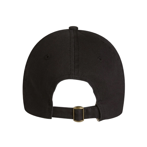 6-panel, unstructured chino twill cap with contrasting undervisor.... from ASI 80129 Quake City Caps