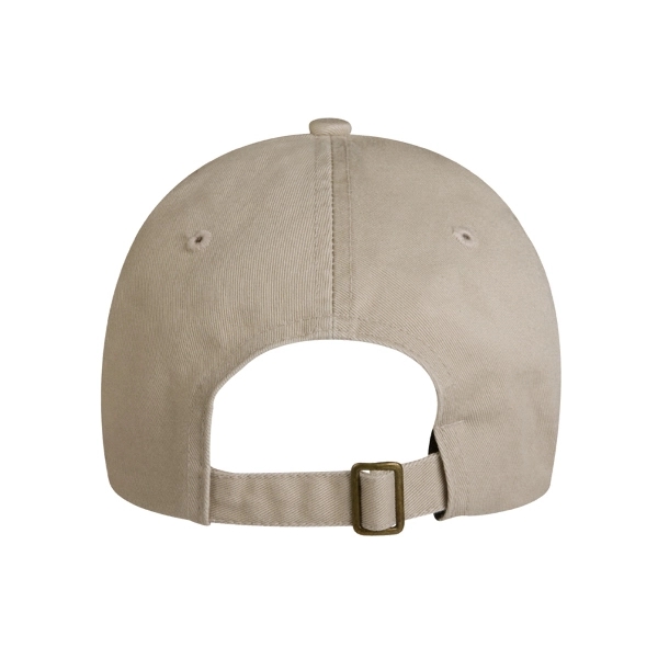 6-panel, unstructured chino twill cap with contrasting undervisor.... from ASI 80129 Quake City Caps