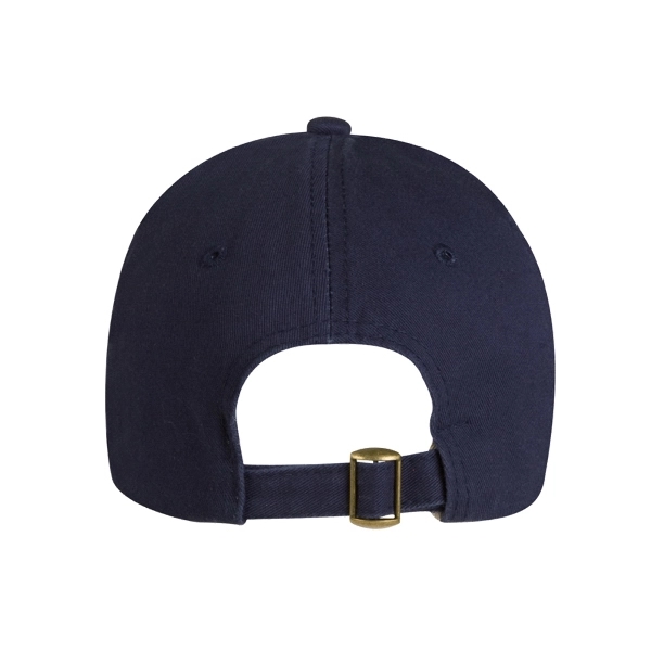 6-panel, unstructured chino twill cap with contrasting undervisor.... from ASI 80129 Quake City Caps