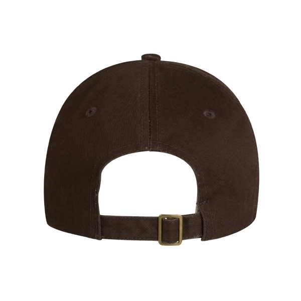 6-panel, unstructured chino twill cap with contrasting undervisor.... from ASI 80129 Quake City Caps