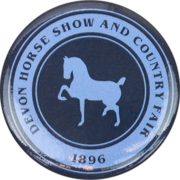 Round full color glossy button with pinback closure in assorted sizes.... from ASI 59080 Halls & Company