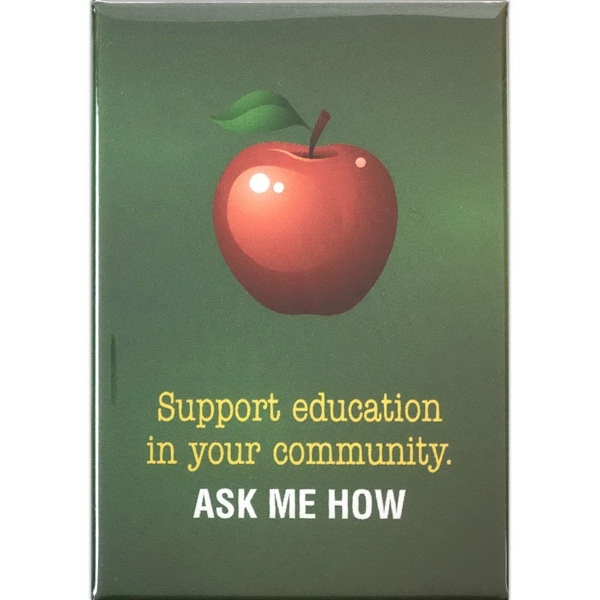 Button with a standard safety pin back.... from ASI 59080 Halls & Company