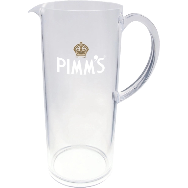 60 oz. Clear Plastic Serving Pitcher with Handle.  Made in... from ASI 61952 Howw Mfg Co Inc / Howw USA