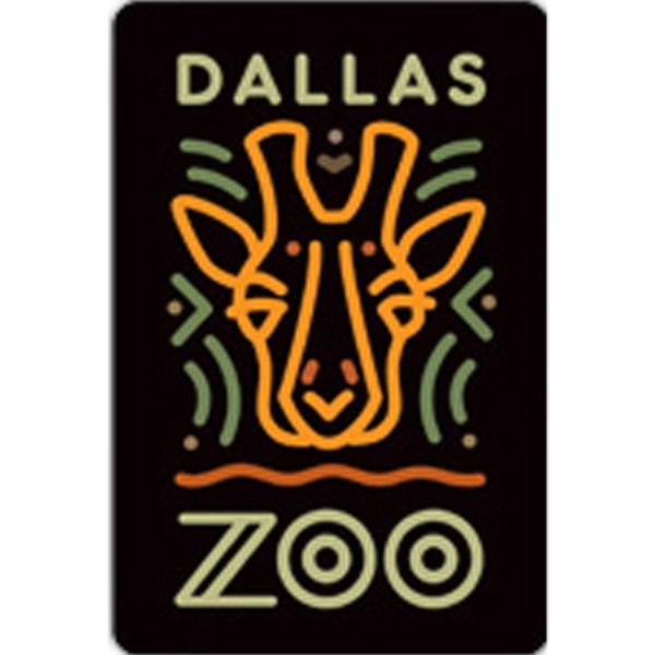 2" x 3 1/2" vinyl label with a slit back.... from ASI 59080 Halls & Company