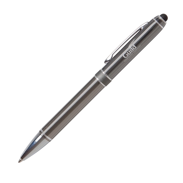 Elegant heavyweight metal pen featuring a twist action function and a... from ASI 90859 Tempo Industries Inc / Tempo Tempoline