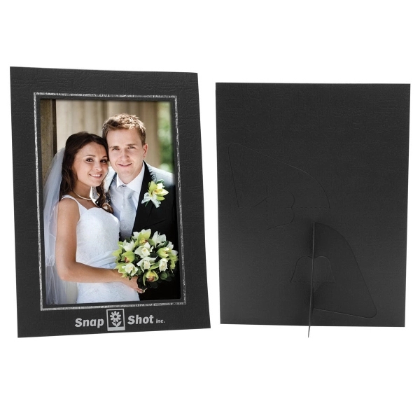 Customizable 5" x 7" cardboard frame, with easel for easy display.... from ASI 62190 Illini