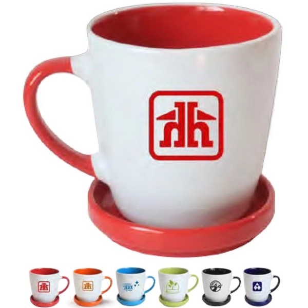 Mug and coaster set, 12 oz.... from ASI 31518 ADNART / Ad-N-Art