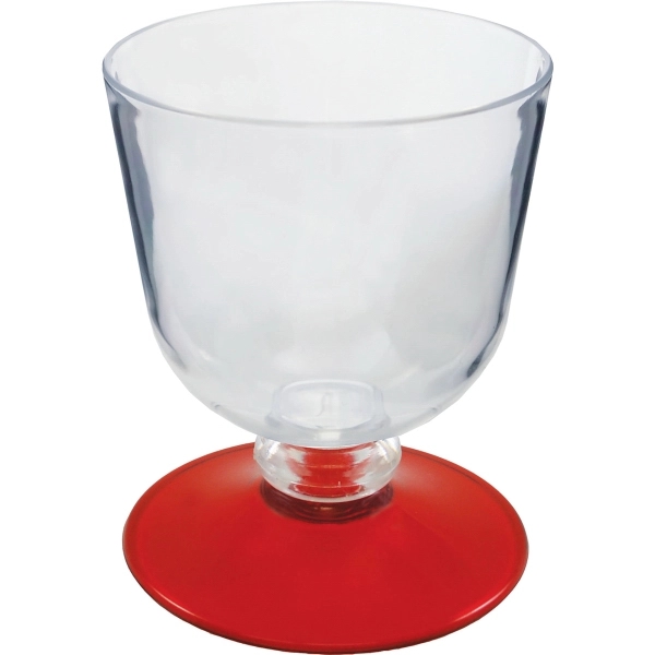 7 oz. Plastic Wine Glass. PICK-A-BOWL & PICK-A-STEM SERIES!  8... from ASI 61952 Howw Mfg Co Inc / Howw USA