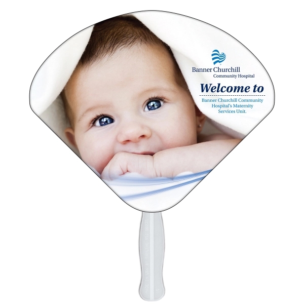 Seashell shape fan with wooden.... from ASI 67620 Lion Circle Corp / Lion/Circle