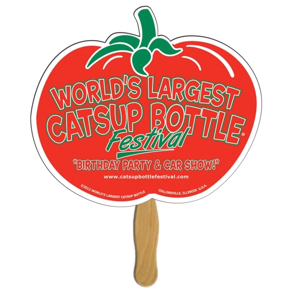 Fruit shaped fan made with heavy 22 pt. high density white... from ASI 67620 Lion Circle Corp / Lion/Circle