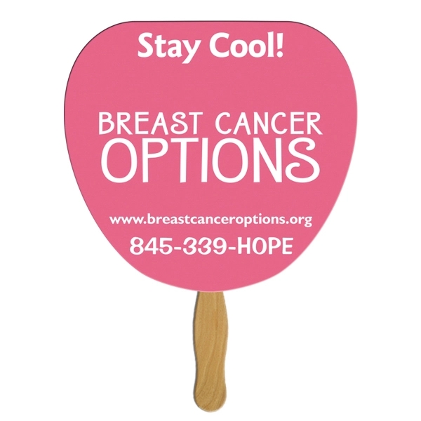 Palm leaf shaped fan made with heavy 22 pt. high density... from ASI 67620 Lion Circle Corp / Lion/Circle