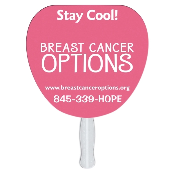 Palm leaf shaped fan made with heavy 22 pt. high density... from ASI 67620 Lion Circle Corp / Lion/Circle