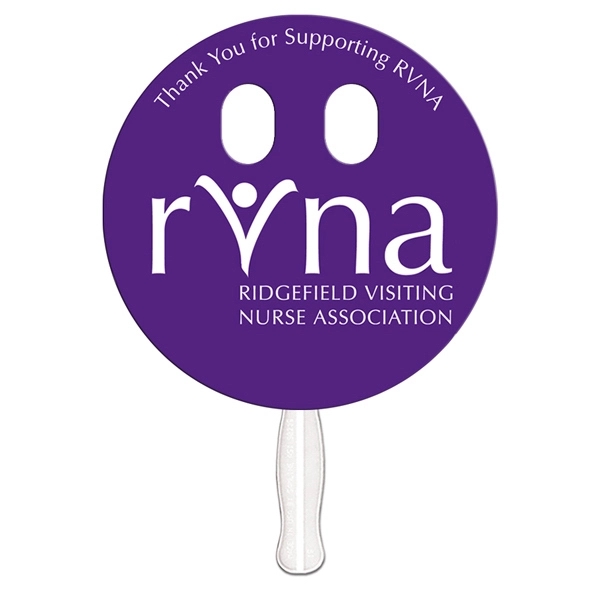 Circle with eyes shaped fan made with heavy 22 pt. high... from ASI 67620 Lion Circle Corp / Lion/Circle