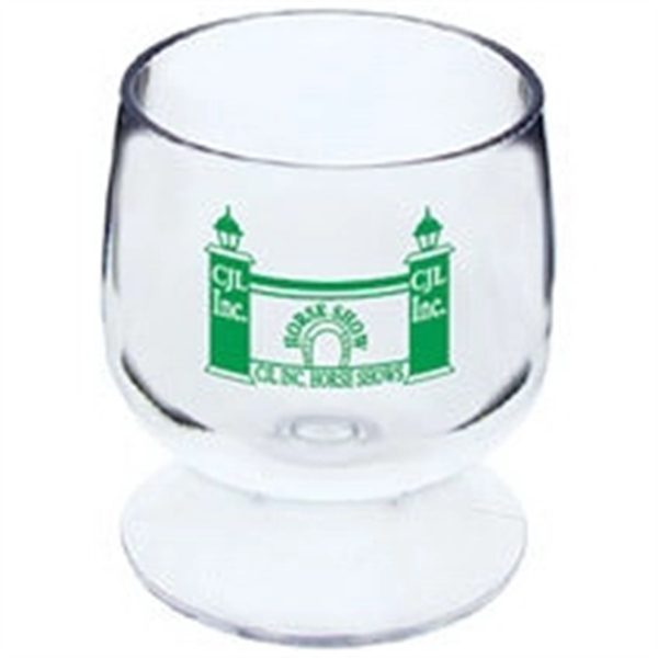 2 oz. Clear Plastic Brandy Snifter Taster/Sampler, USA made of rugged... from ASI 61952 Howw Mfg Co Inc / Howw USA