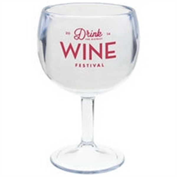 3 oz. Clear Plastic Goblet Taster/Sampler, USA made of rugged crystal... from ASI 61952 Howw Mfg Co Inc / Howw USA