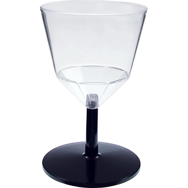 2 oz. Clear Plastic Stemmed Wine Taster/Sampler, USA made of rugged... from ASI 61952 Howw Mfg Co Inc / Howw USA