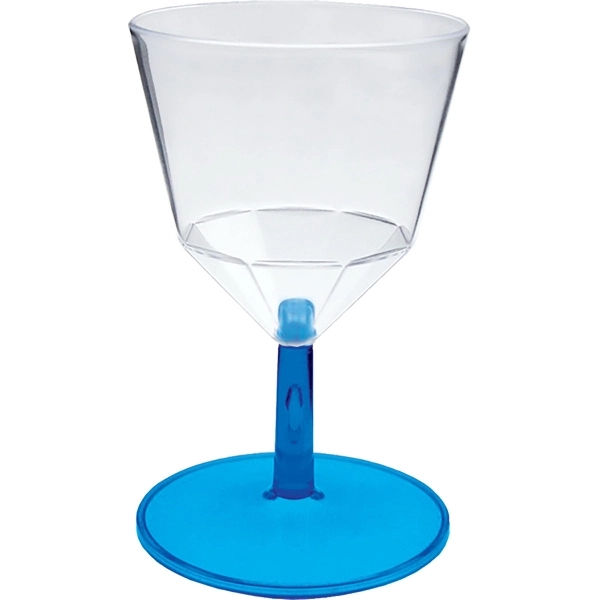 2 oz. Clear Plastic Stemmed Wine Taster/Sampler, USA made of rugged... from ASI 61952 Howw Mfg Co Inc / Howw USA