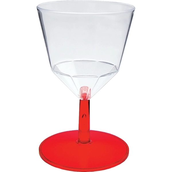 2 oz. Clear Plastic Stemmed Wine Taster/Sampler, USA made of rugged... from ASI 61952 Howw Mfg Co Inc / Howw USA
