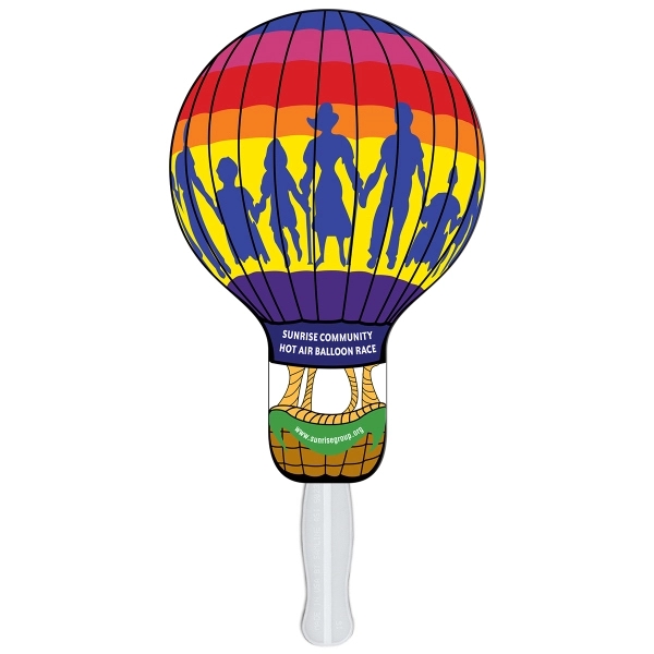 Balloon/light bulb shape digital econo fan with wooden stick.... from ASI 67620 Lion Circle Corp / Lion/Circle