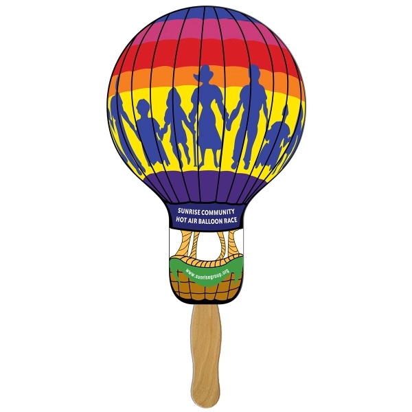 Balloon/light bulb shape digital econo fan with wooden stick.... from ASI 67620 Lion Circle Corp / Lion/Circle