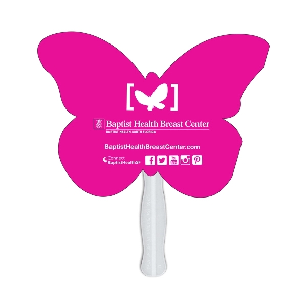 Butterfly double side liquid laminated offset sandwiched fan with high gloss... from ASI 67620 Lion Circle Corp / Lion/Circle