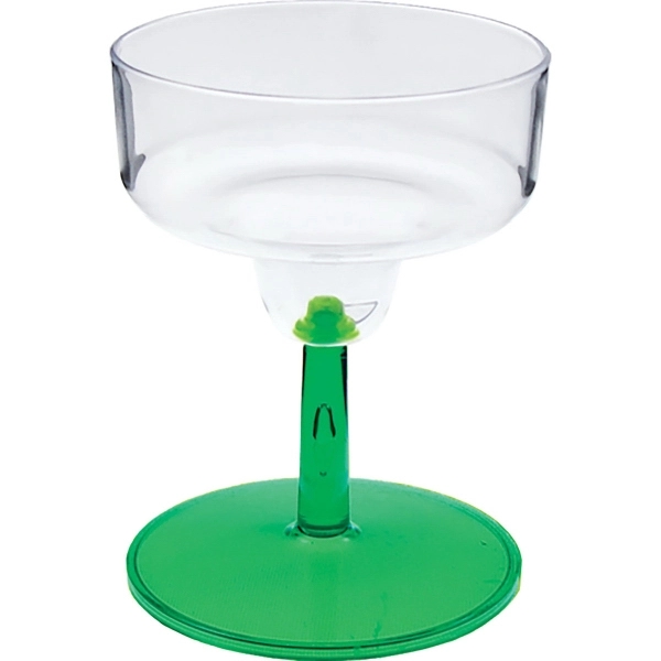 2 oz. Clear Plastic Stemmed Margarita Taster/Sampler, USA made of rugged... from ASI 61952 Howw Mfg Co Inc / Howw USA