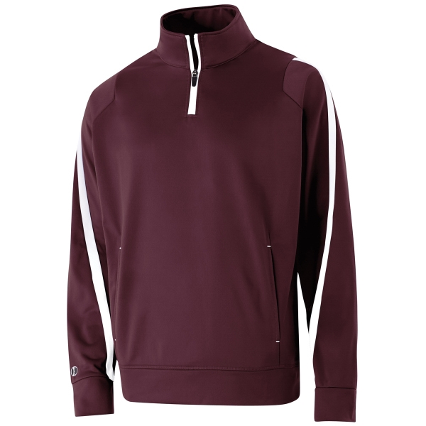 Adult-sized 1/4-zip pullover made from polyester... from ASI 37461 Augusta Sportswear / Holloway® Holloway Sportswear