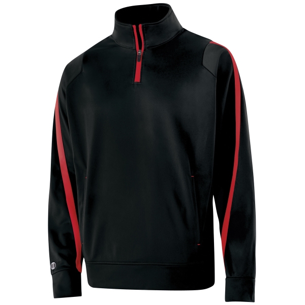 Adult-sized 1/4-zip pullover made from polyester... from ASI 37461 Augusta Sportswear / Holloway® Holloway Sportswear