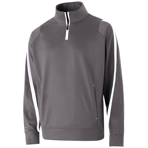 Adult-sized 1/4-zip pullover made from polyester... from ASI 37461 Augusta Sportswear / Holloway® Holloway Sportswear