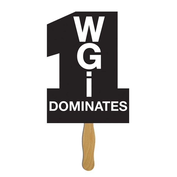 Number 1 shape fan, material used is heavy 22 pt. high... from ASI 67620 Lion Circle Corp / Lion/Circle