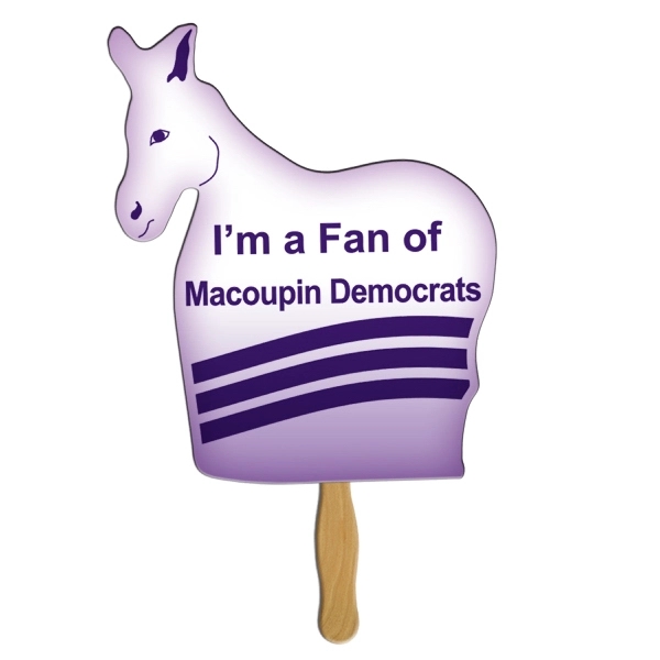 Donkey shape fan, material used is heavy 22 pt. high density... from ASI 67620 Lion Circle Corp / Lion/Circle