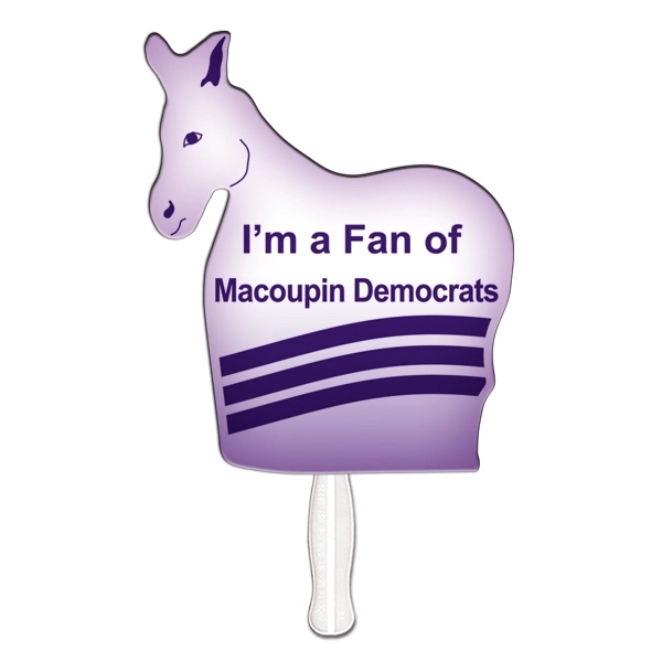 Donkey shape fan, material used is heavy 22 pt. high density... from ASI 67620 Lion Circle Corp / Lion/Circle