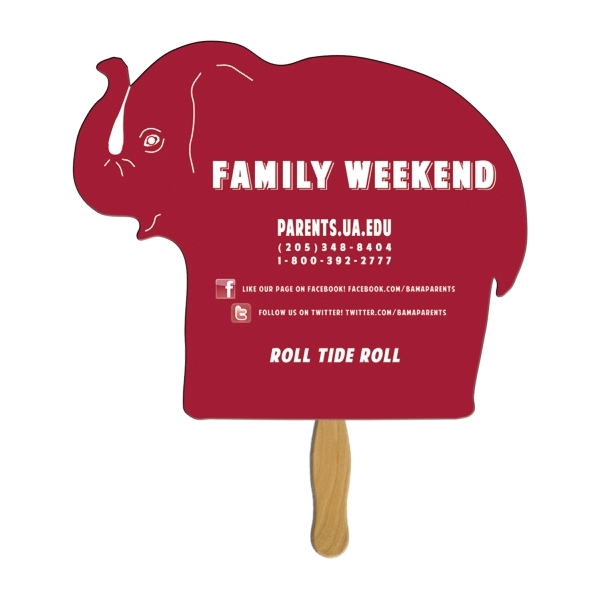 Elephant shape fan, material used is heavy 22 pt. high density... from ASI 67620 Lion Circle Corp / Lion/Circle