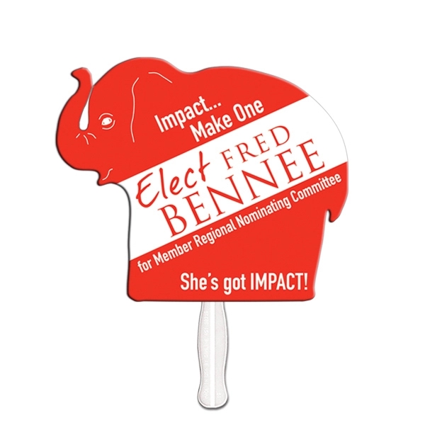 Elephant shape fan, material used is heavy 22 pt. high density... from ASI 67620 Lion Circle Corp / Lion/Circle