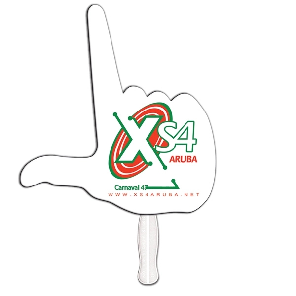 Pointing finger shape fan  is heavy 22 pt. high density... from ASI 67620 Lion Circle Corp / Lion/Circle